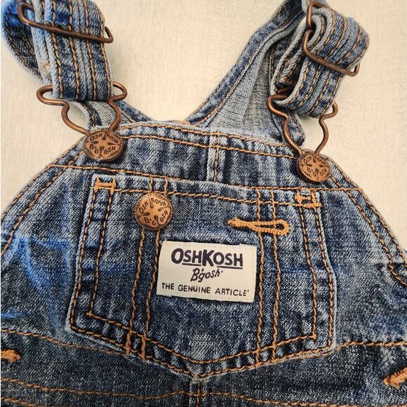 OshKosh B'Gosh Baby Girl SZ 6Month Overalls Ruffles - Picture 3 of 5
